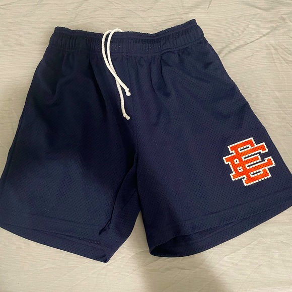 Eric Emanuel Navy shorts worn one time. Size Medium. - Picture 1 of 3